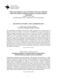 Ethnic and Linguistic Context of Identity: Finno-Ugric ... - Poliglotti 4