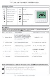 TR3000 thermostat instructions - TPS Thermal Controls