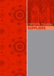 OFFERTA ITALIANA SUPPLIERS - 100cities.it - 100cities