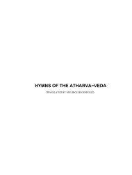 HYMNS OF THE ATHARVA-VEDA