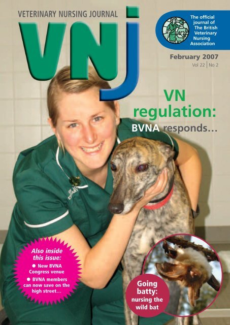 VN regulation: - British Veterinary Nursing Association