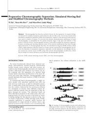 Preparative Chromatographic Separation - Biotechnology and ...