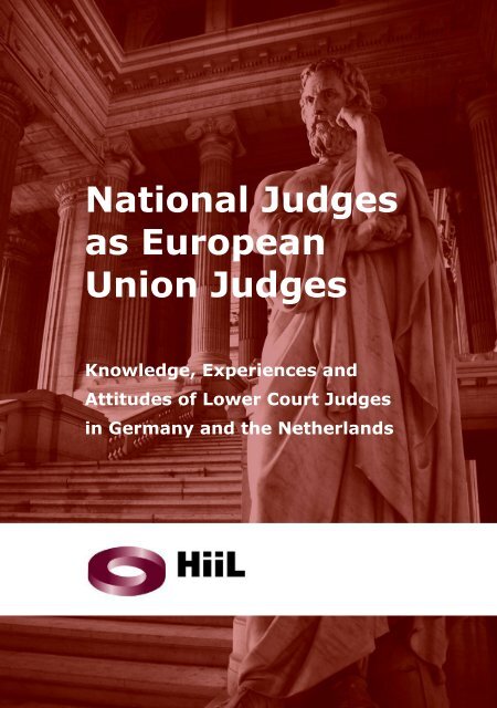 National Judges as European Union Judges - HiiL