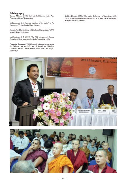 Papers presented at the International Buddhist Conference, March ...