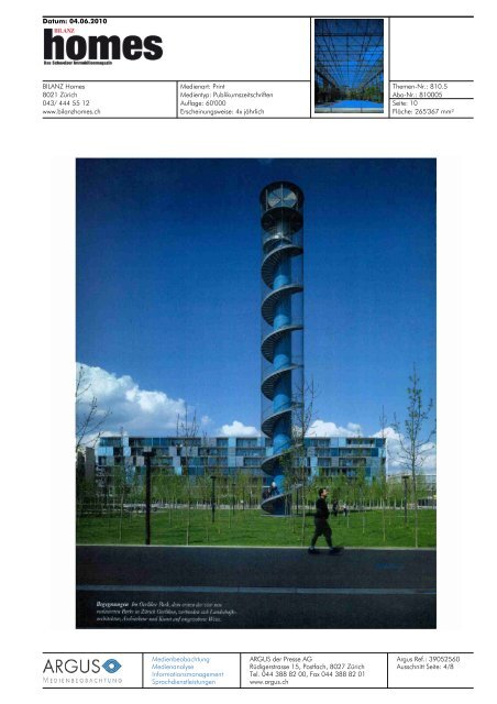 Artikel Ã¼ber den MFO-Park in ZÃ¼rich Oerlikon 1.47 MB PDF