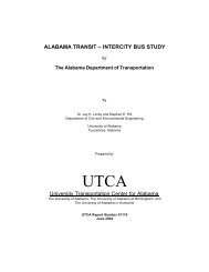 alabama transit â intercity bus study - University Transportation ...