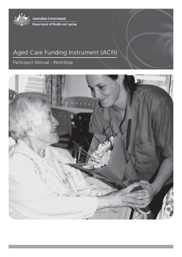Aged Care Funding Instrument (ACFI) - Upload Student Web Pages