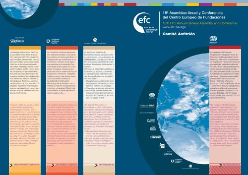 diptico comite anfitrion (587 kb) - FundaciÃ³n Bertelsmann