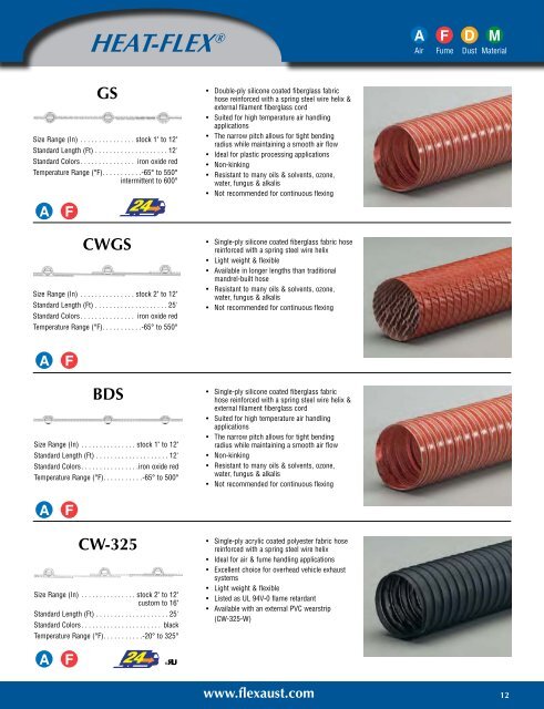 Download Flexaust Catalog - Air Industries