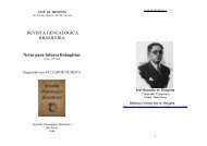 Notas para futuros linhagistas - Biblioteca Virtual JosÃ© de Mesquita