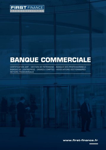 1. CATALOGUE-BANQUE-COMMERCIALE.indd - First Finance