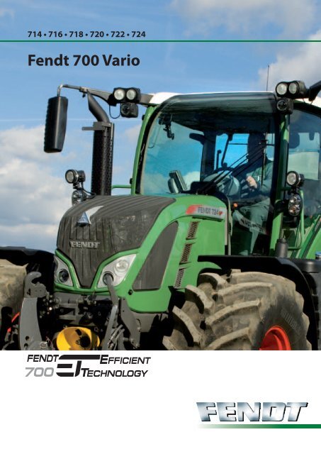 The new 700 Vario tractors from Fendt