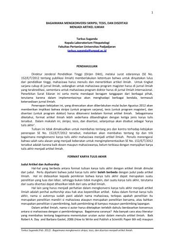 Bagaimana mengkonversi skripsi - Blogs Unpad - Universitas ...
