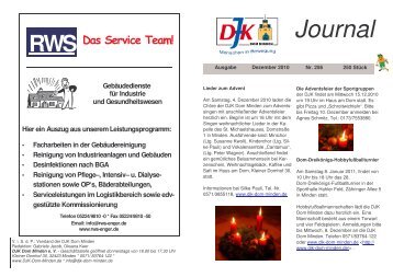 Journal - DJK Dom Minden e.v.