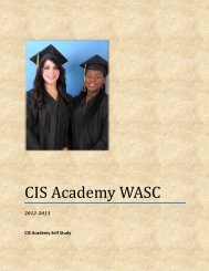 WASC (School Self Study 2013 ) - pdf - CIS Academy - Pasadena ...