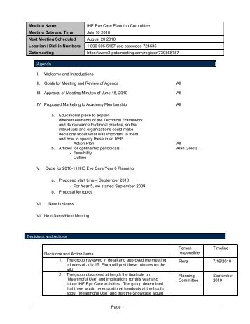 X-TC Meeting Minutes - C36 Lab Message - IHE Wiki