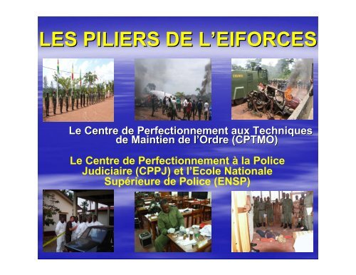 l'ecole internationale des forces de securite - Réseau de recherche ...