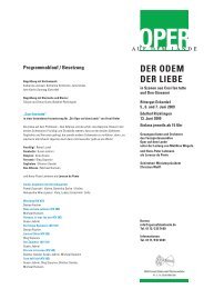 DER ODEM DER LIEBE - Oper auf dem Lande, Hannover