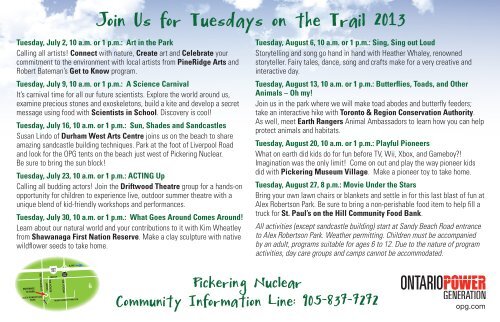 Tuesdays on the Trail