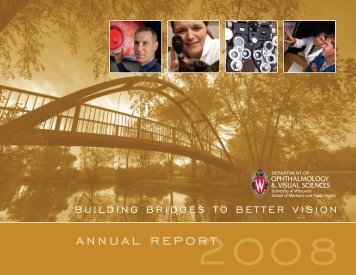 Annual Report 2008 - University of Wisconsin Department of ...