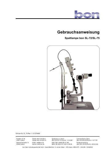 Gebrauchsanweisung