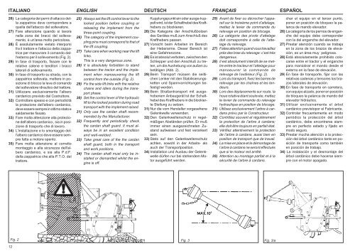 uso e manutenzione / parti di ricambio use and maintenance ... - Opico