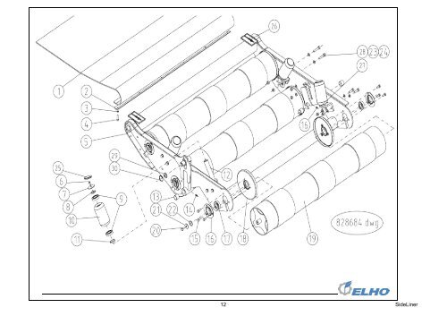 Sideliner Series 10.4 & 10.5 Parts Manual - Opico