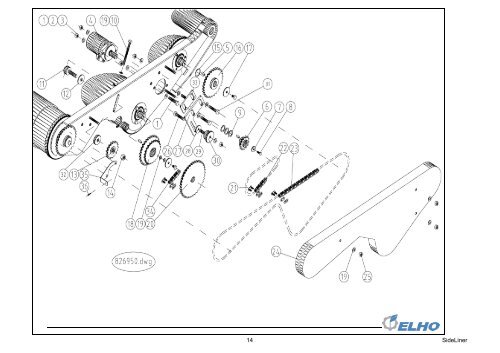 Sideliner Series 10.4 & 10.5 Parts Manual - Opico