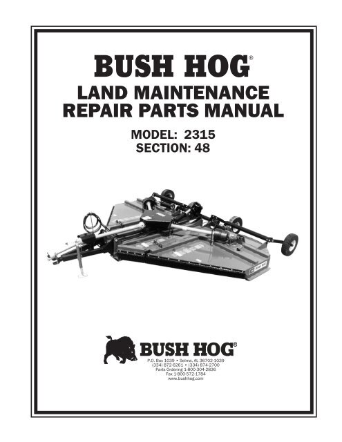 25 Bush Hog Parts Diagram - Wiring Database 2020