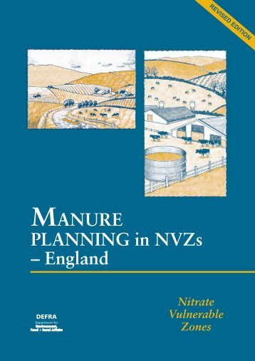 MANURE PLANNING in NVZs – England (Nitrate Vulnerable Zones)