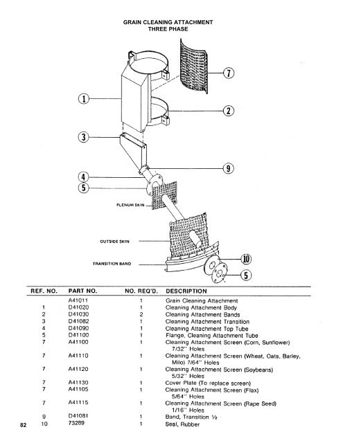 GRAIN DRYER & PARTS BOOK - Opico