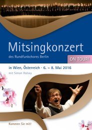 Mitsingkonzert 2016 - Flyer