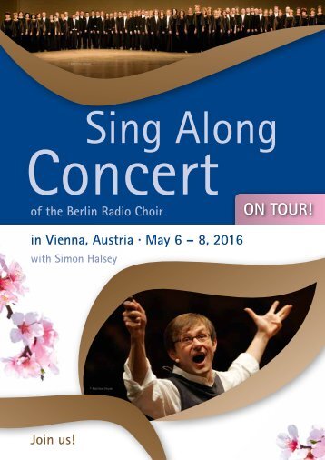 Sing Along Concert 2016 - Flyer