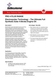 PRO 4 PLUS RANGE Electrosyntec Technology â The ... - Opie Oils