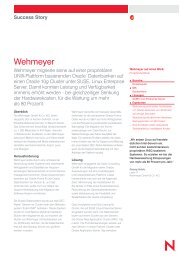 Linux und HA fÃ¼r Wehmeyer - Opitz Consulting