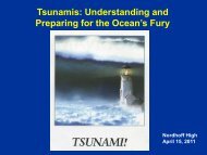 Tsunamis