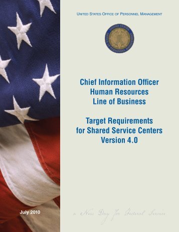 Chief Information Officer Human Resources Line of Business Target ...