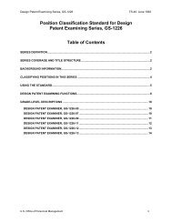 position classification standard for design patent examining series ...