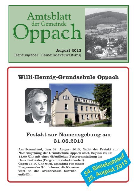 August - Oppach