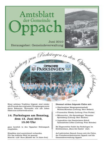 Juni - Oppach