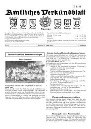 Verkündblatt KW 25 - 23. Juni 2006 - Stadt Oppenau