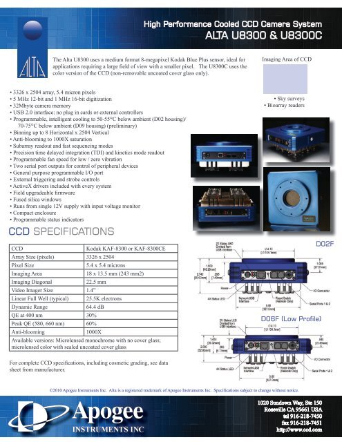 apogee alta u8300