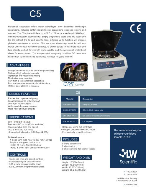 LW Scientific Catalog