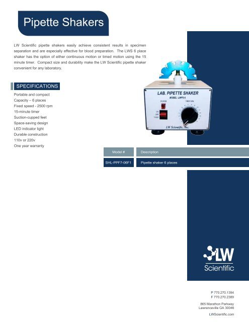 LW Scientific Catalog