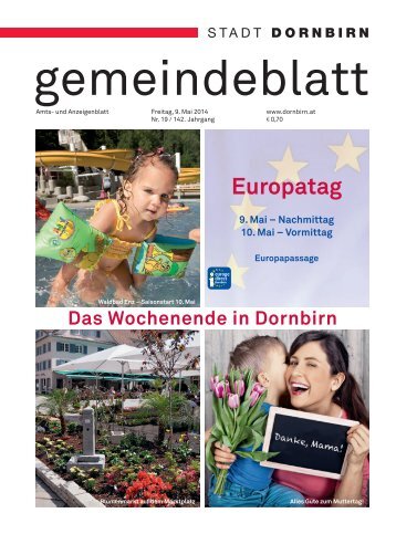 Dornbirner Gemeindeblatt KW 19 vom 09.05.2014