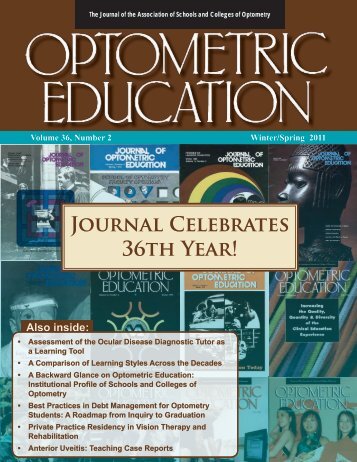 Winter 2011, Volume 36, Number 2 - Association of Schools and ...