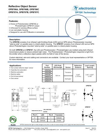 OPB706-707 - OPTEK Technology