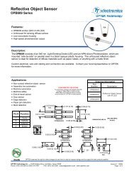 Data Sheet - OPTEK Technology