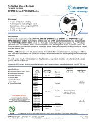 Reflective Object Sensor - OPTEK Technology