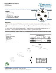 Silicon Phototransistor - OPTEK Technology